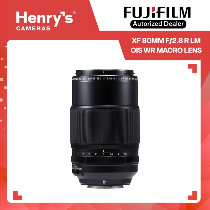 FUJIFILM XF 80MM F/2.8 R LM OIS WR MACRO LENS